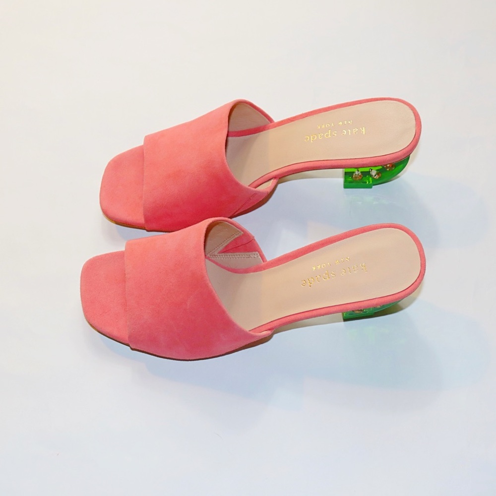 SOLD! ❤️ NEW! Kate Spade Citrus Slip On Slide Sandals - Picture 5 of 14